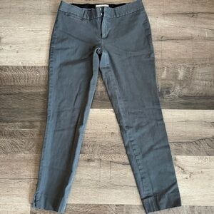 Banana Republic Sloan Fit Cotton/ Viscose/ Acrylic Blend Gray Women's Pants S 4